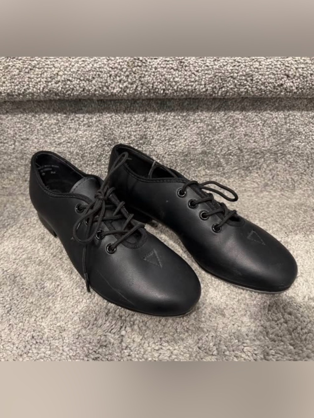 Boys Black Lace-Up Bloch Tap Shoes